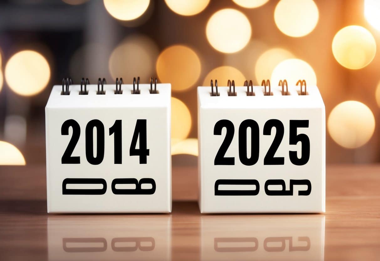Quem nasceu em 2014 tem quantos anos em 2025?