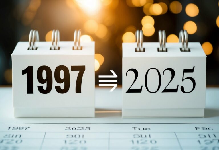 Quem nasceu em 1997 tem quantos anos em 2025?
