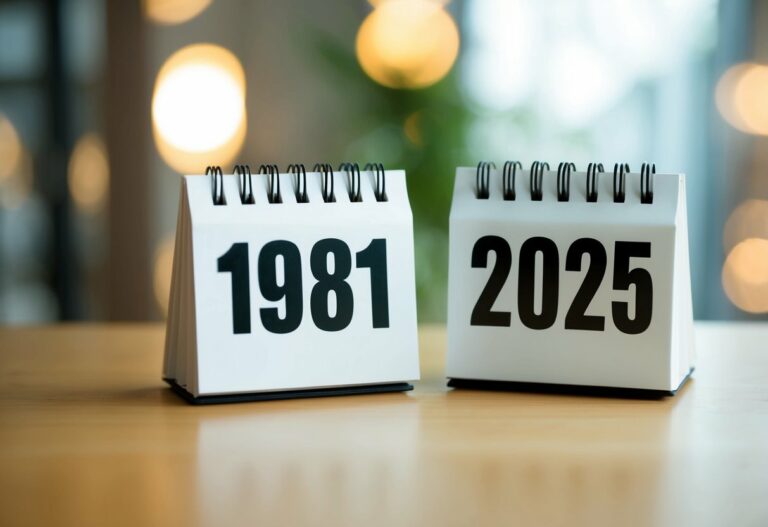 Quem nasceu em 1981 tem quantos anos em 2025?