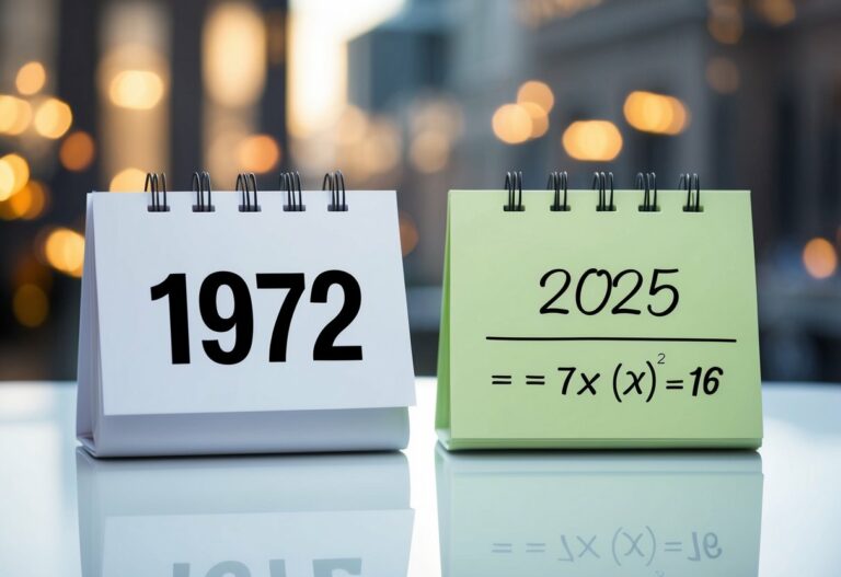 Quem nasceu em 1972 tem quantos anos em 2025?