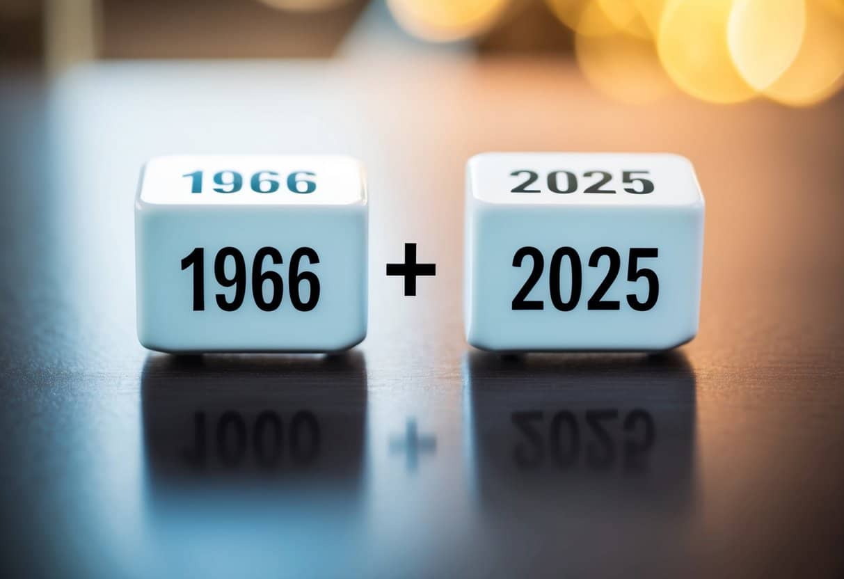 Quem nasceu em 1966 tem quantos anos em 2025?