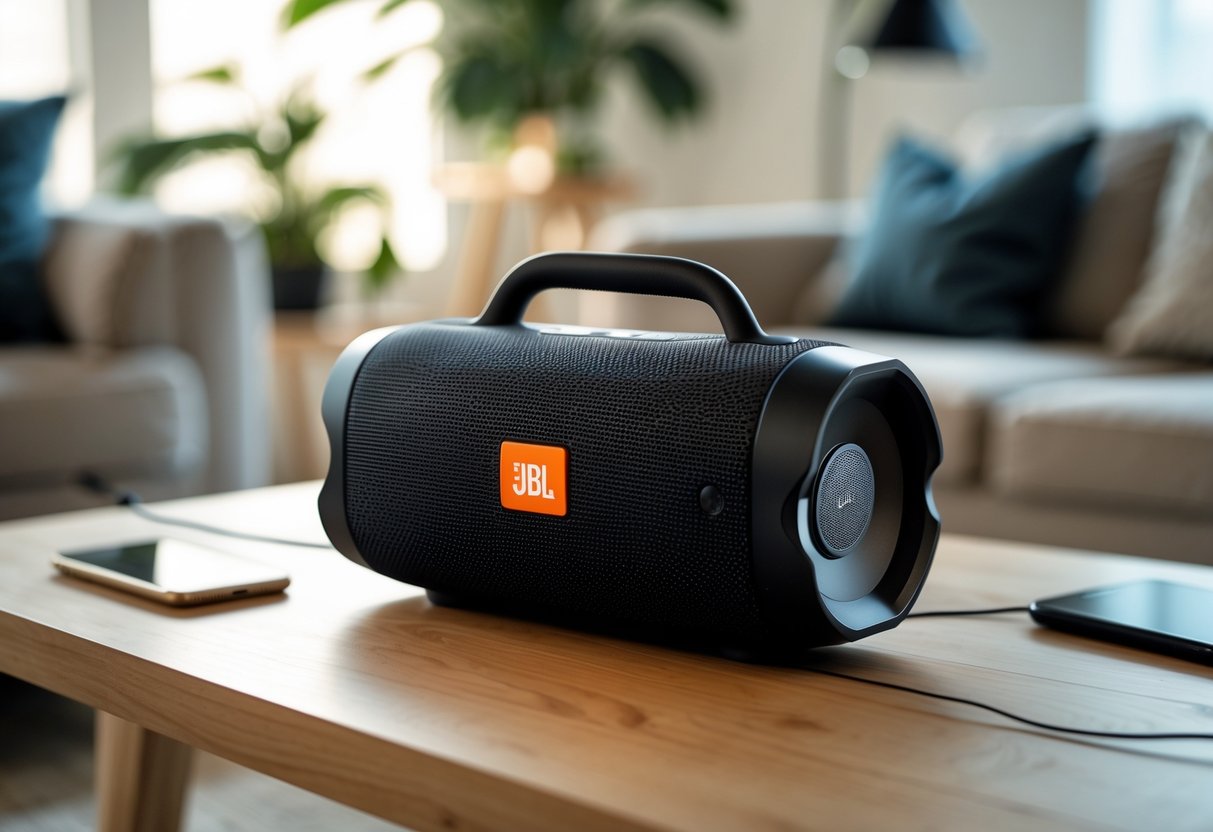 Caixa de som JBL: som potente e design moderno para suas playlists